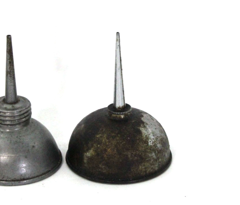 RIGHT OUT OF THE BARN 4 Vintage OIL CANS Starrett M1 and 3 unbranded
