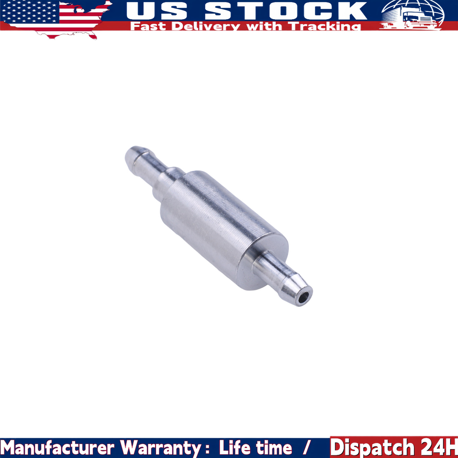 6 PCS BRAKE BLEEDER HOSE, ONE WAY CHECK VALVE TUBE BLEEDING TOOL KIT SILVER NEW