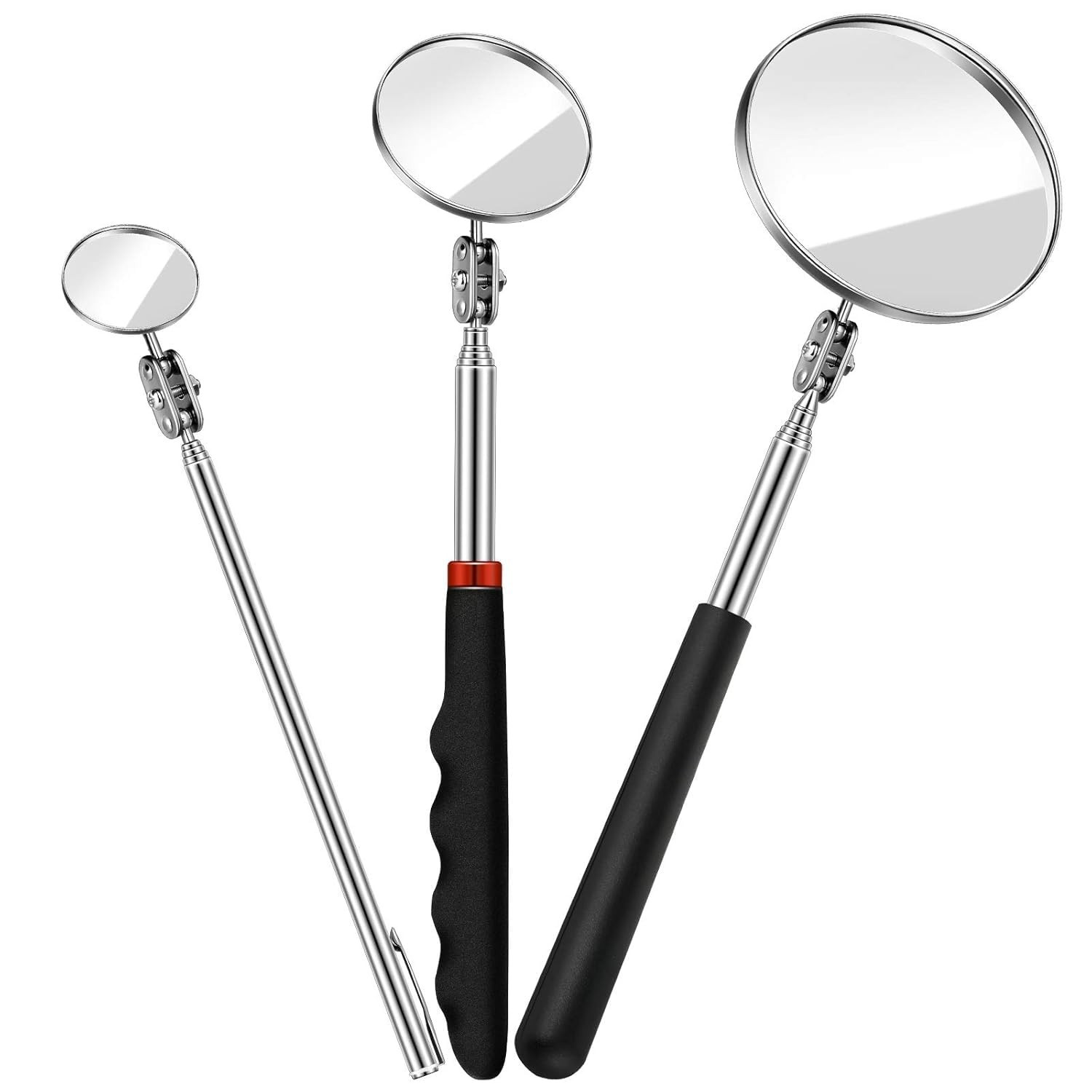 3-Piece Telescoping Inspection Mirror – Versatile Tool for Detailed Observations