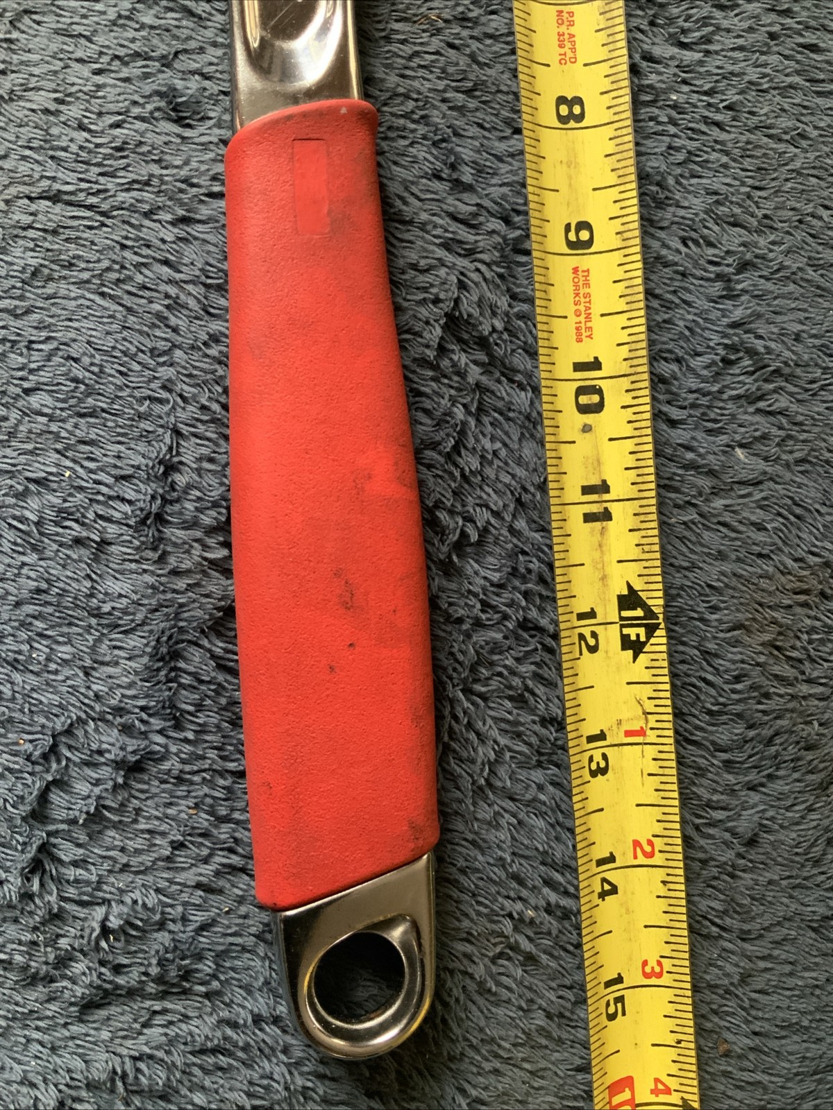 Snap On Adjustable Wrench, Fadh12b….red….used…