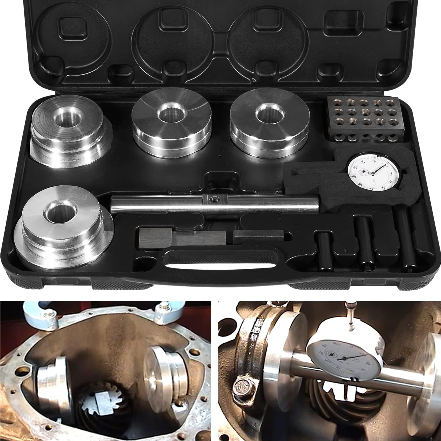 11001 Deluxe Pinion Depth Gauge Checker Tools For GM Ford Chrysler Dana 30-80