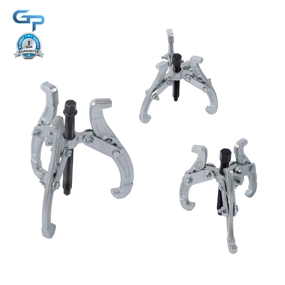 3 Pcs 3″4″6″ Three Jaw Gear Puller Set Bearing Puller Auto Mechanic Gear Pulley