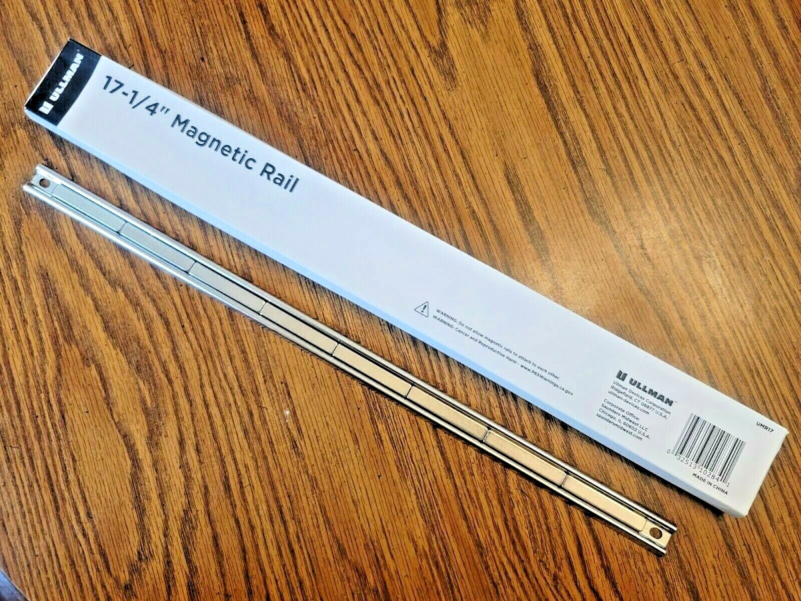 Ullman 17″ High Strength Magnetic Rail Wrench/ Tool Holder / Organizer #SMR17