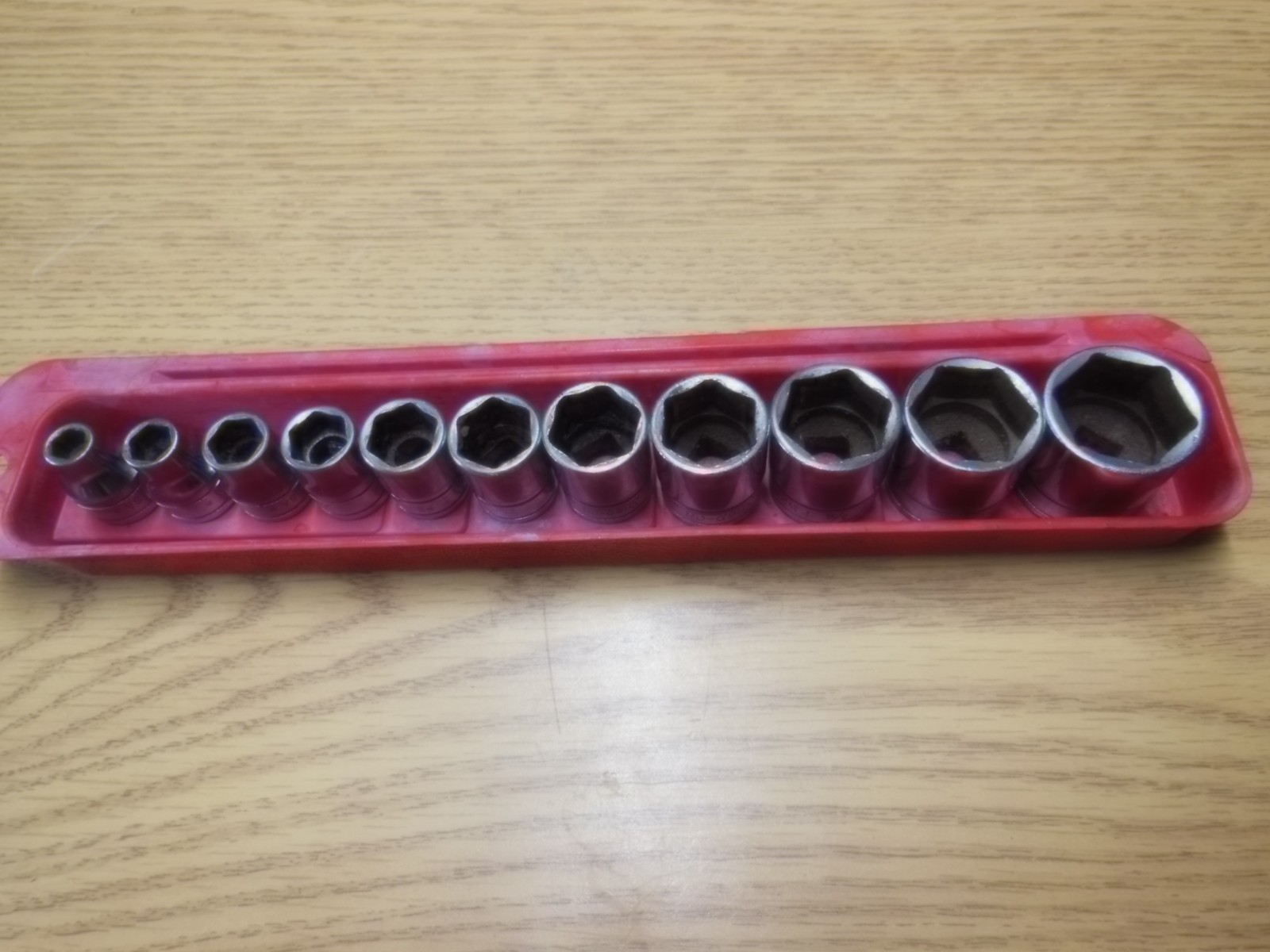 11 Snap On FS Series 3/8In Drive 6 Point SAE Shallow Sockets 081 – 281