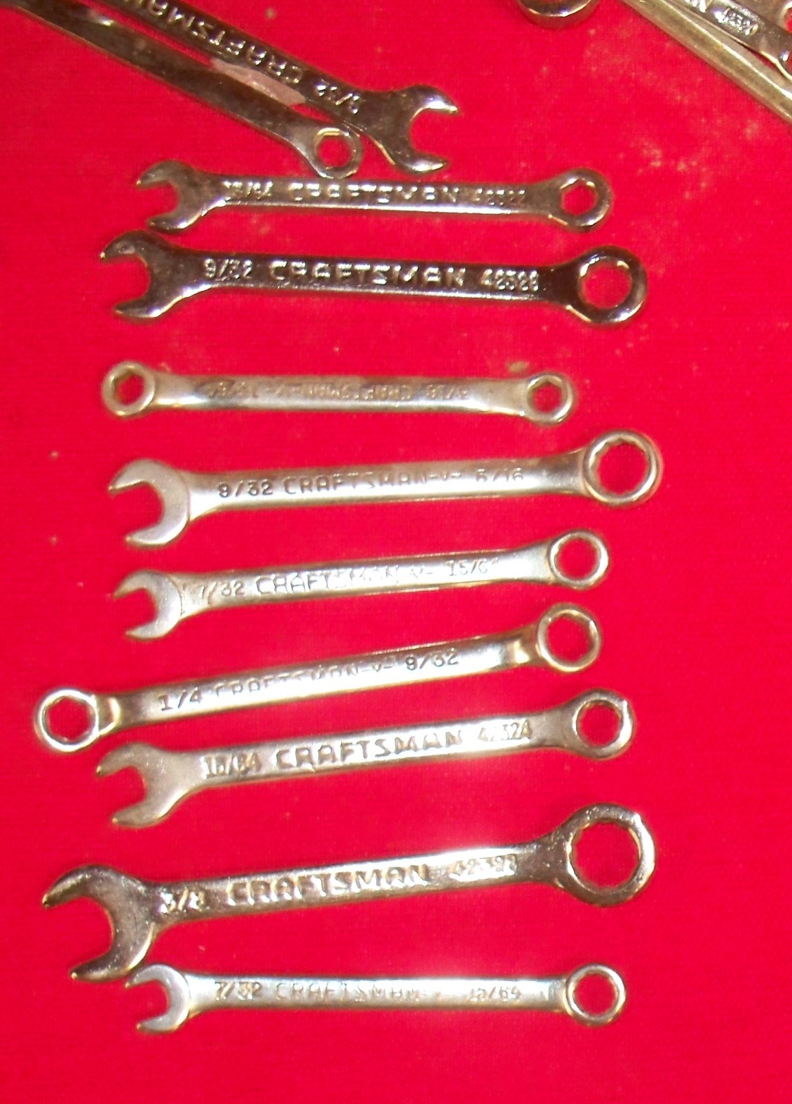 36 CRAFTSMAN 8 OTHER Small SAE/Metric Ignition Wrenches USA Made