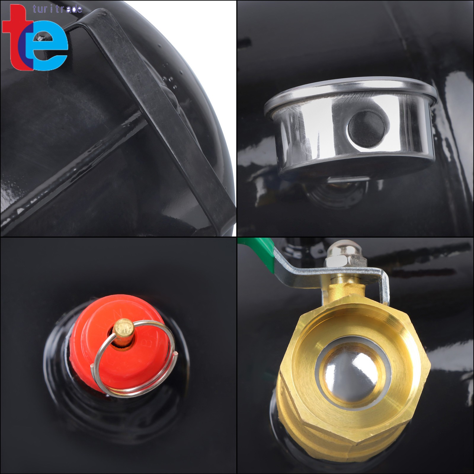 5 Gallon Seating Inflator Truck ATV Air Tire Bead Seater Blaster Tool set