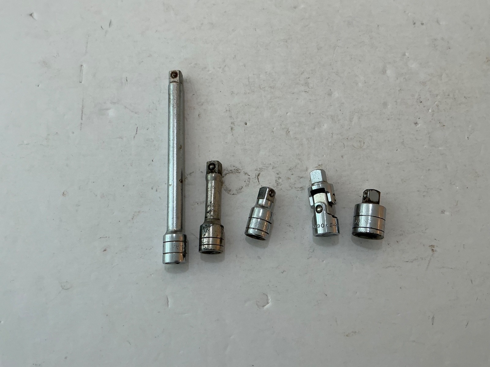 S-K tools 5 pc extension, universal, adapter set 3/8″ dr all for $25 USA made