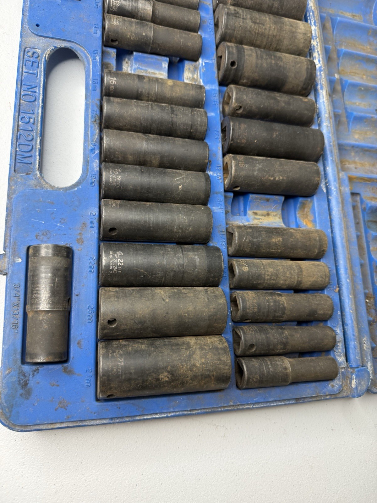 Grey Pneumatic 1512DM 30 Pc 1/2″ Drive Deep Impact Socket Set