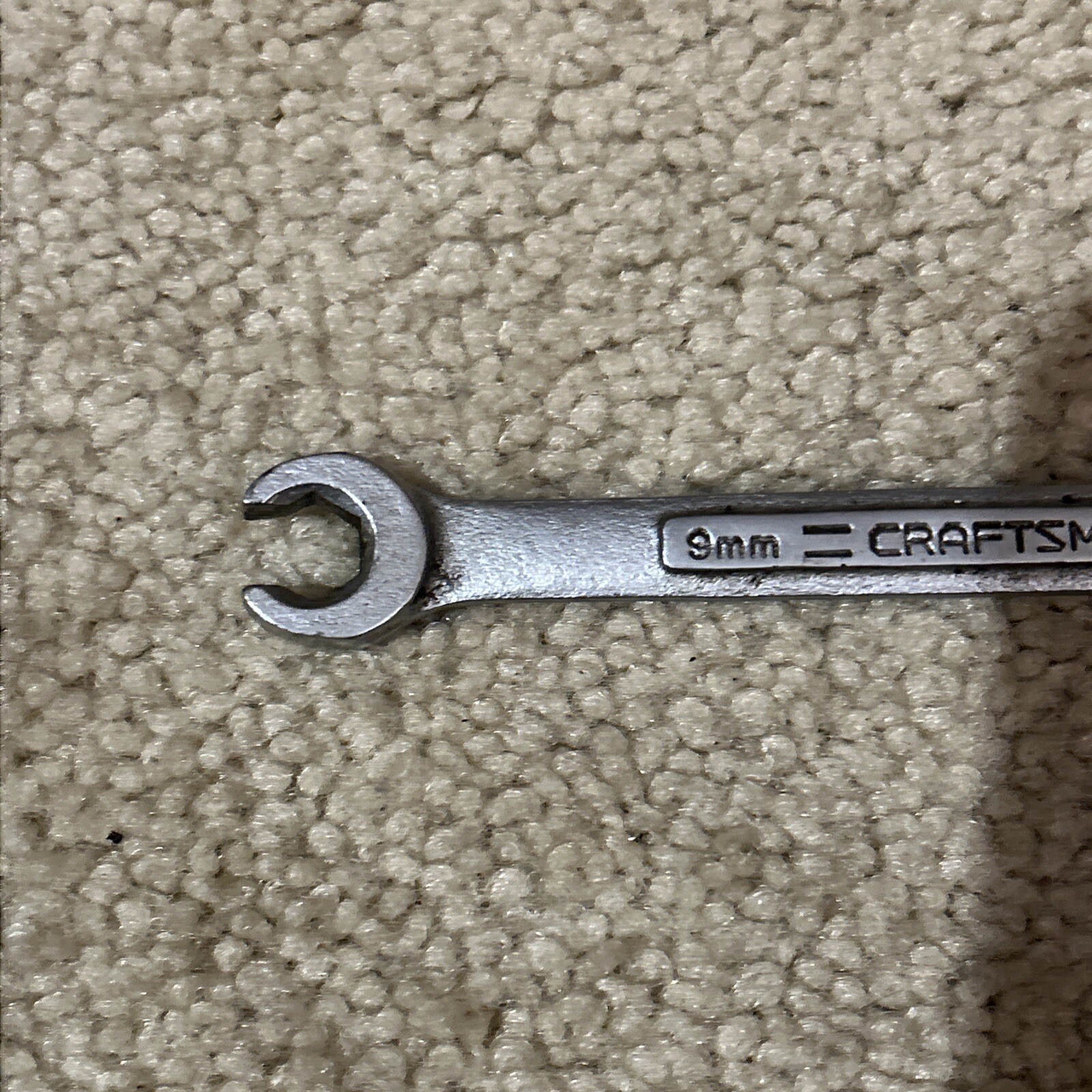 Vintage Craftsman 9mm x 11mm Flare Nut Wrench -V- 44175 USA Nice! USED
