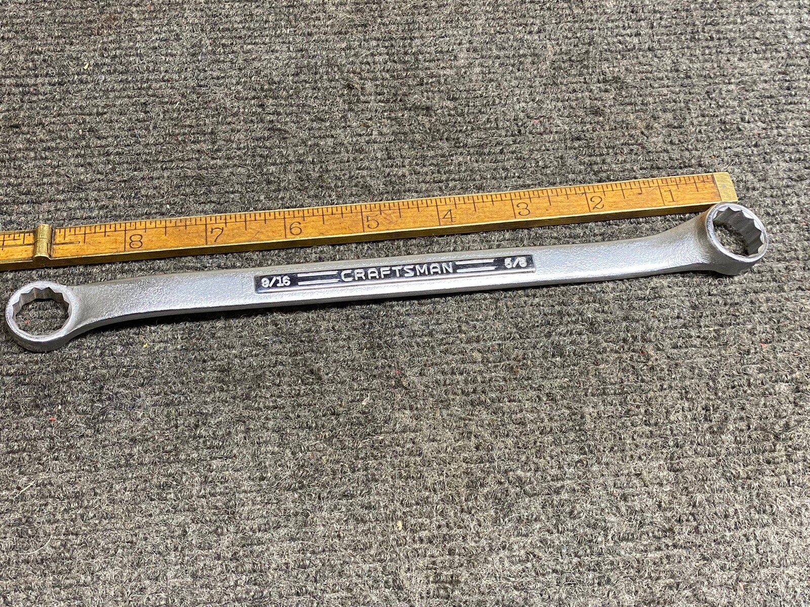 Craftsman VV 5/8-in x 9/16-in Box-End Wrench 12 Point USA No Part Number