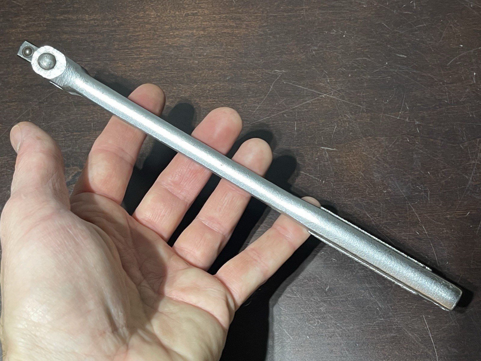 Vintage Craftsman 3/8 inch drive flex head breaker bar, -V- 44363 Forged in USA