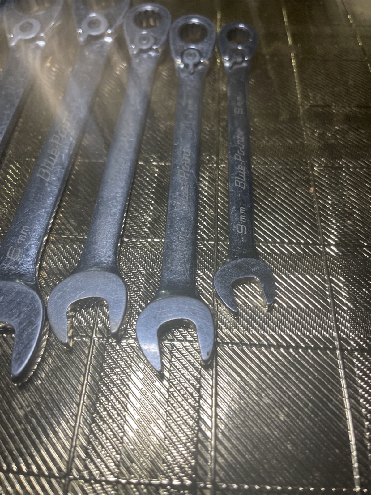 7 Pieces Set Blue Point Tools 12points SOffset Metric Ratcheting Wrench BOERM712