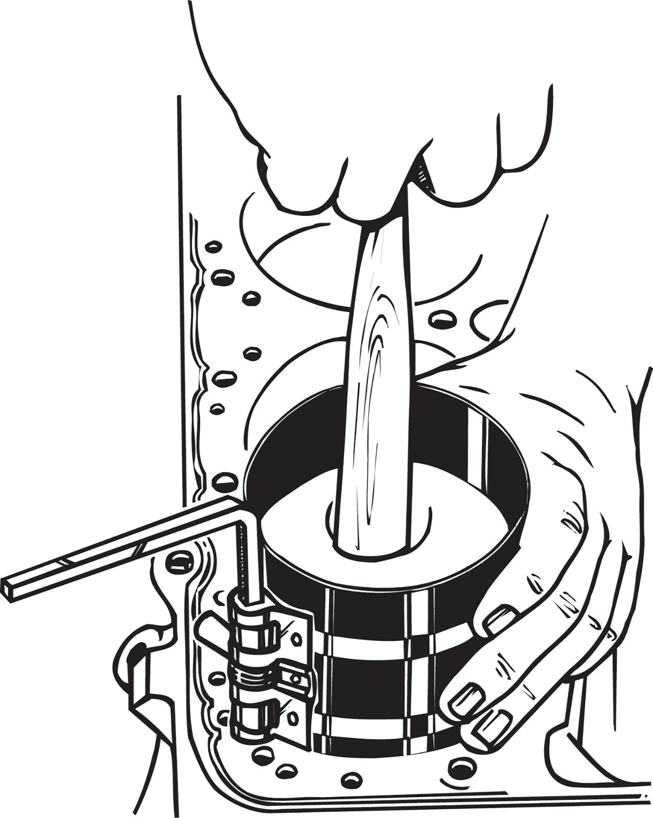 Lisle 18500 1-1/2″ to 3″ Small Engine Ring Compressor