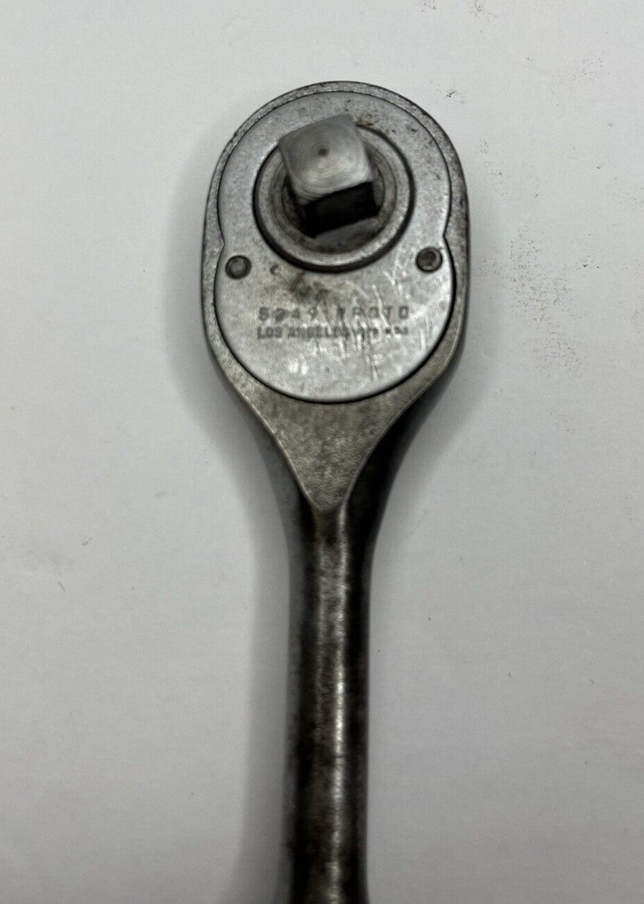 Vintage Proto Los Angeles 5249 3/8″ PearHead Ratchet USA 7″ Long Los Angeles VTG