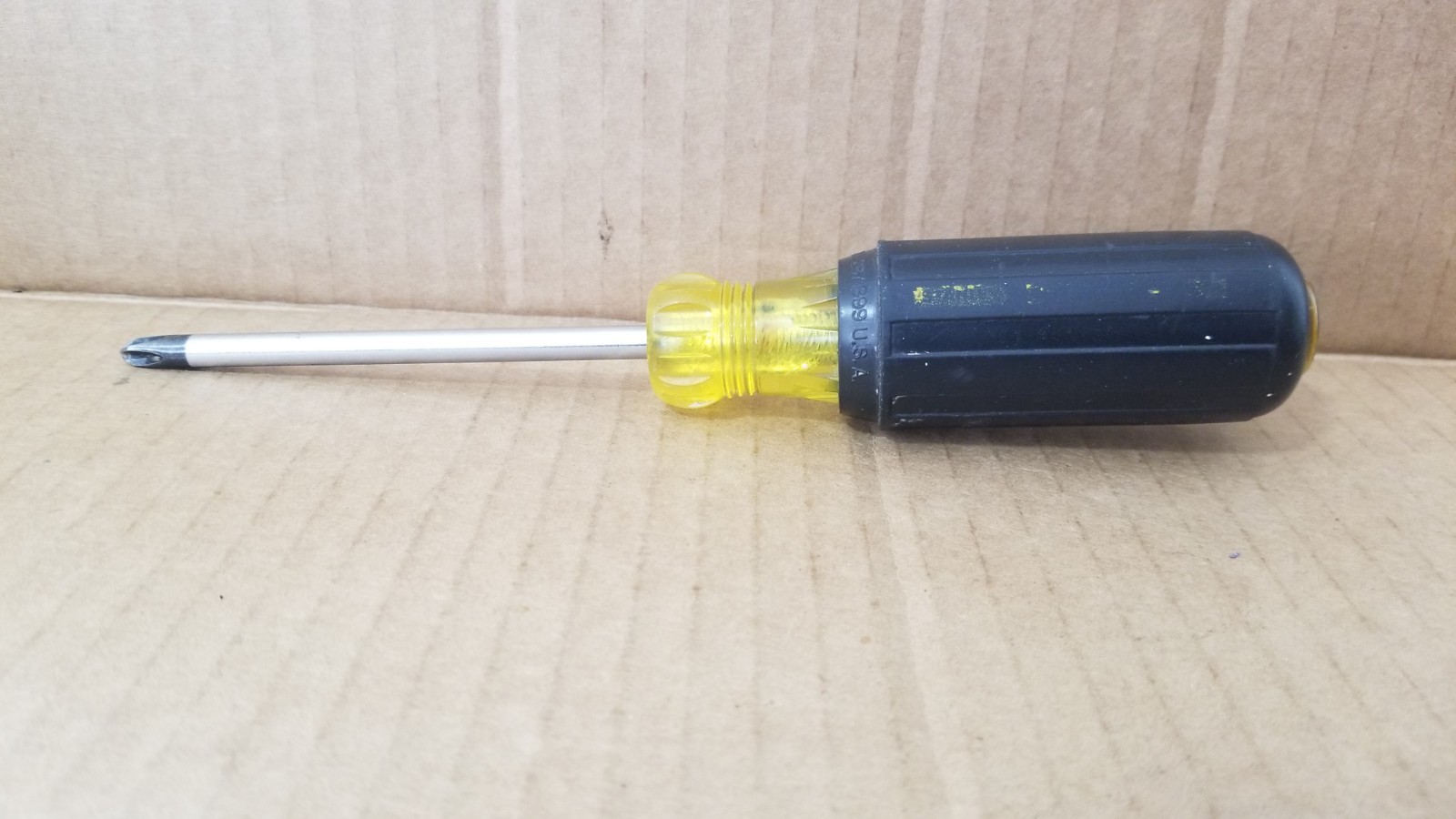 Vintage Black &Yellow Phillips Screwdriver VGC