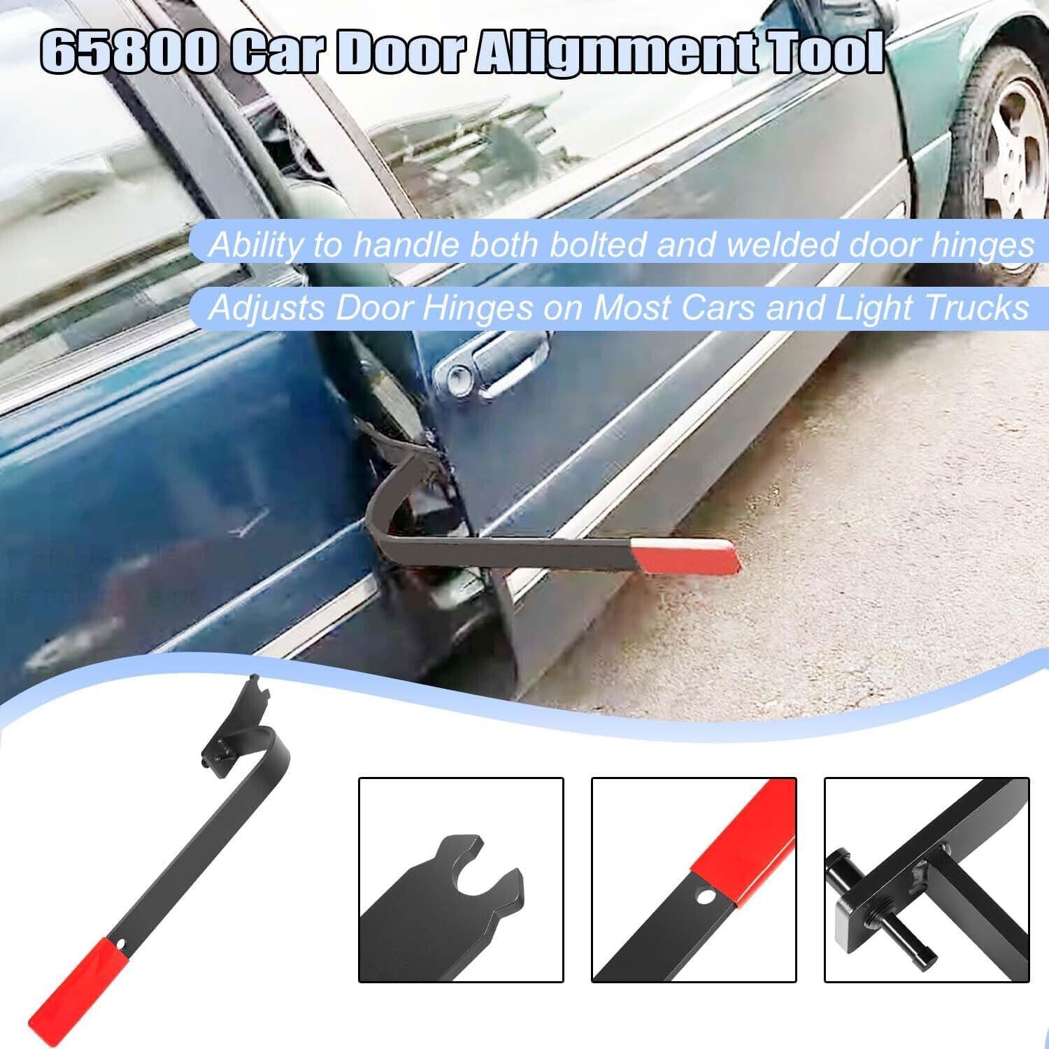 65800 Door Hinge Adjuster Tool for Bolted & Welded Hinges for Cars Light Trucks