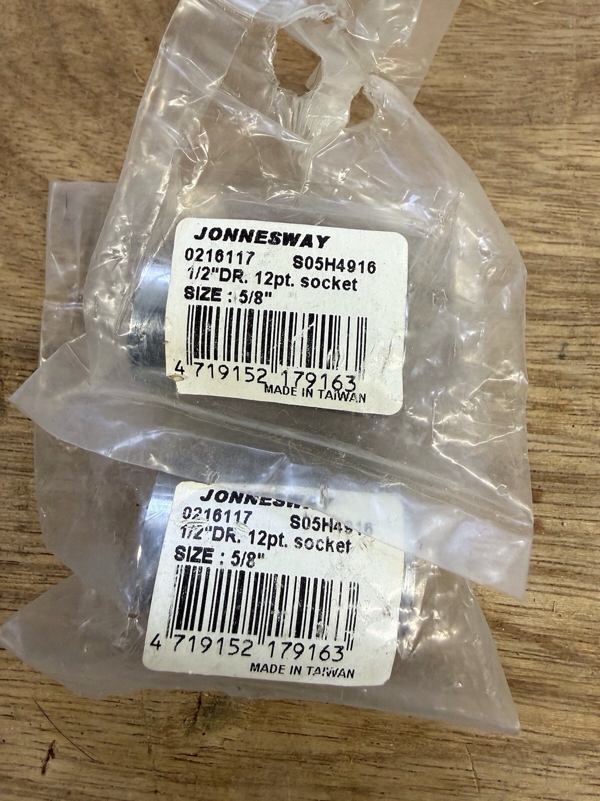 New Jonnesway 5/8” 12 Point Regular Socket 1/2” Drive