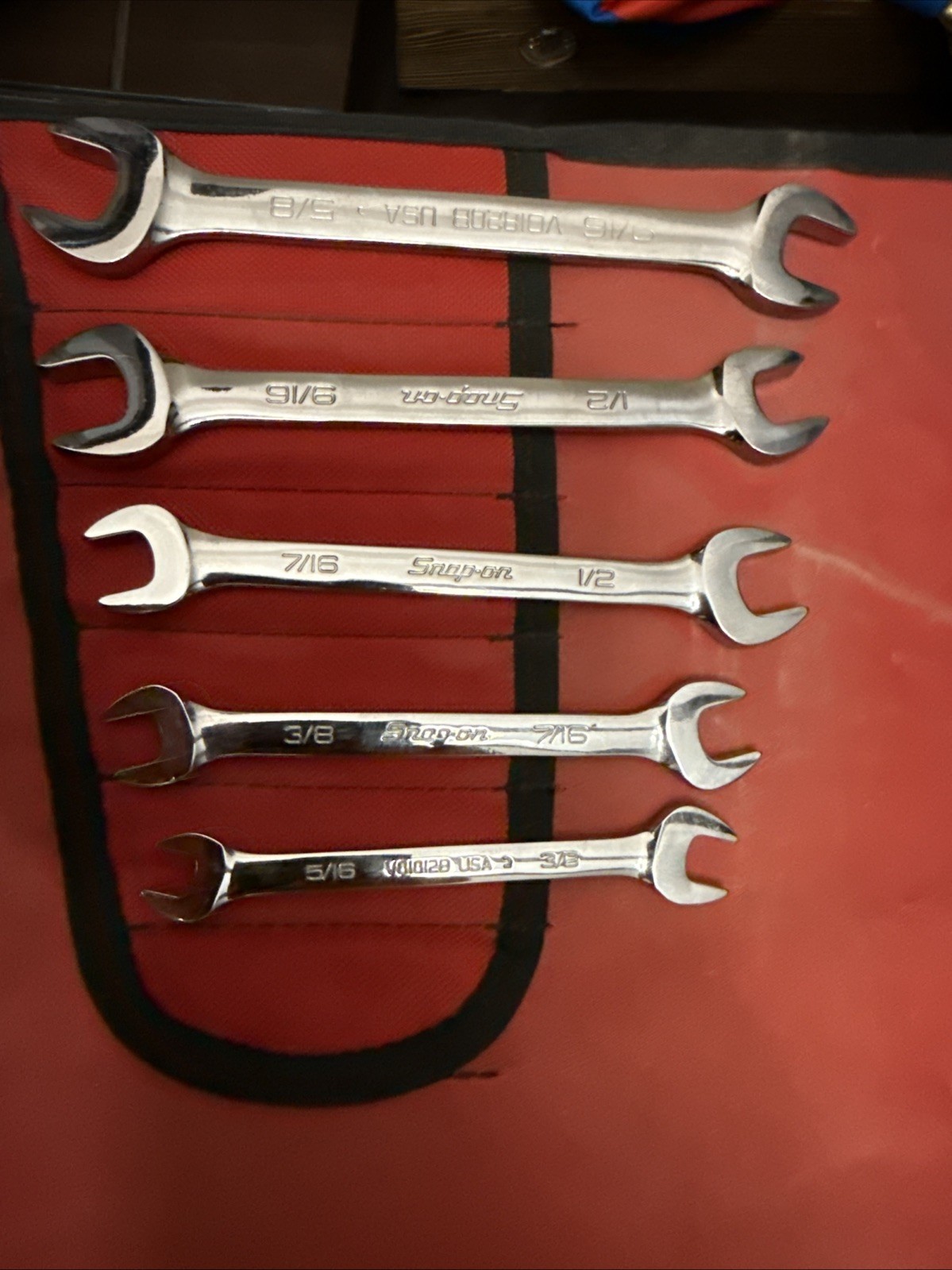 Snap On Double Open End Wrench Set, Big Set, 5/16 – 1 5/8 Pre Owned Great Shape