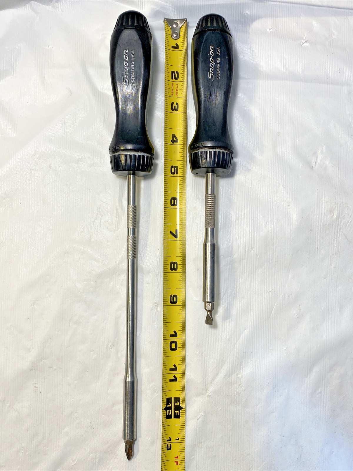 Snap On Ratcheting Screwdriver Set SSDMR8A and SSDMR4B
