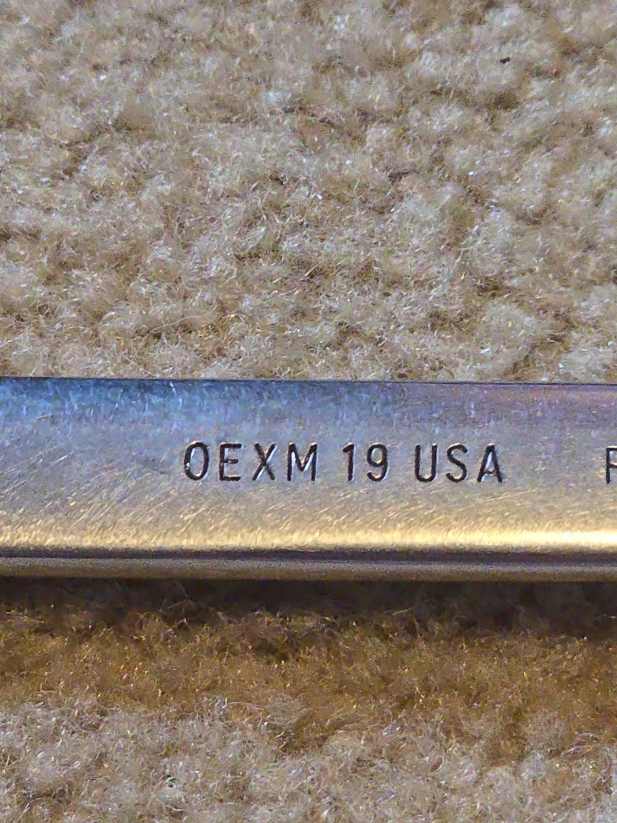 Snap On Combination Wrench 19MM Metric Flank Drive OEXM19-Used