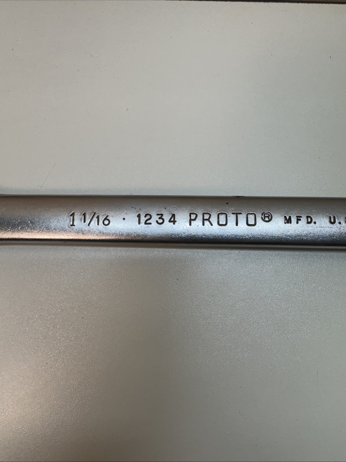 Vintage Proto 1234 Wrench 1 1/16” 14” Long Bin CK