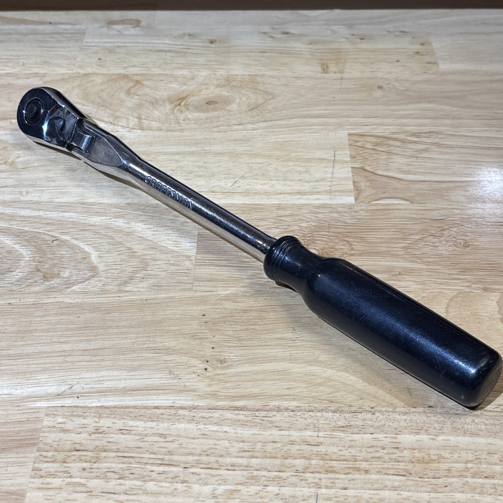 Craftsman 12″ Flex Head Ratchet 3/8″ Drive W/Ergo Black Hard Handle 44836 VU USA