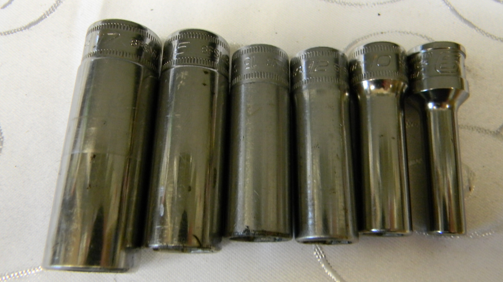 SNAP-ON 3/8″ DRIVE 10PC METRIC 6PT FLANK DRIVE SHALLOW/DEEP SOCKET SET