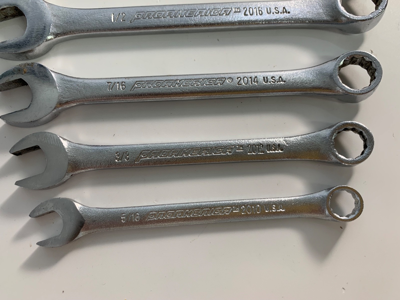 Pro America USA 12 Piece SAE 12 Point Combination Wrench Set 5/16″ – 1″