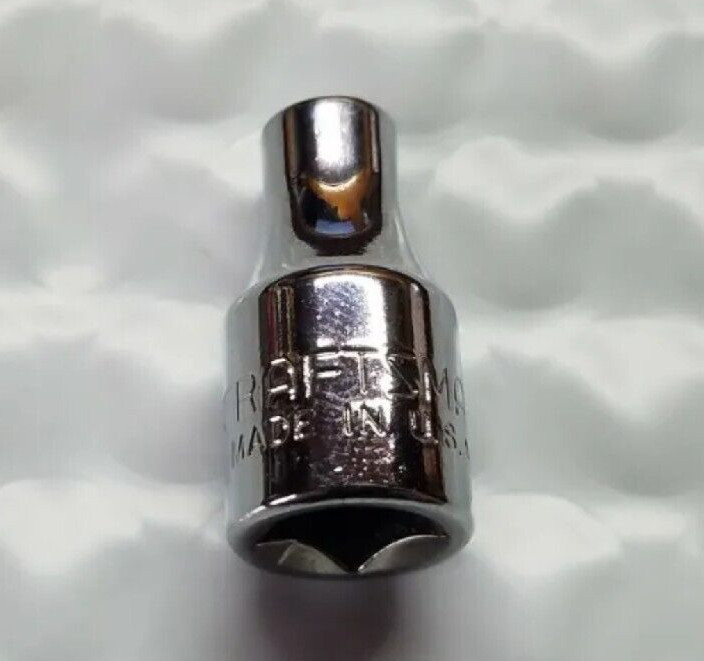 CRAFTSMAN TOOLS USA EE-43481, 1/4″ DRIVE, 5/32″ SOCKET, SHALLOW, 6 POINT.