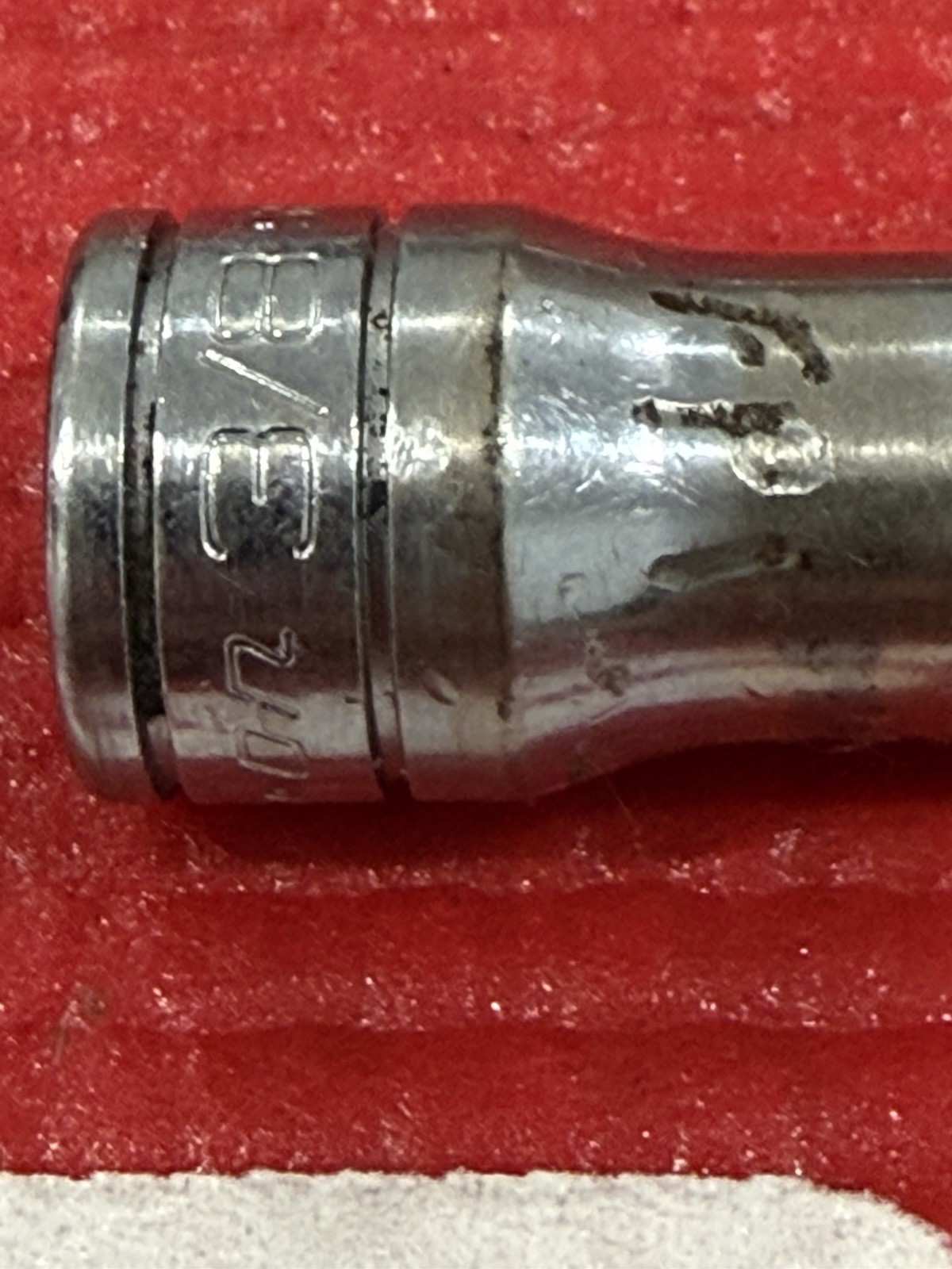 Snap On Tools 3/8” Drive 12 Point 3/8” SAE Deep Socket SF121, USA Made