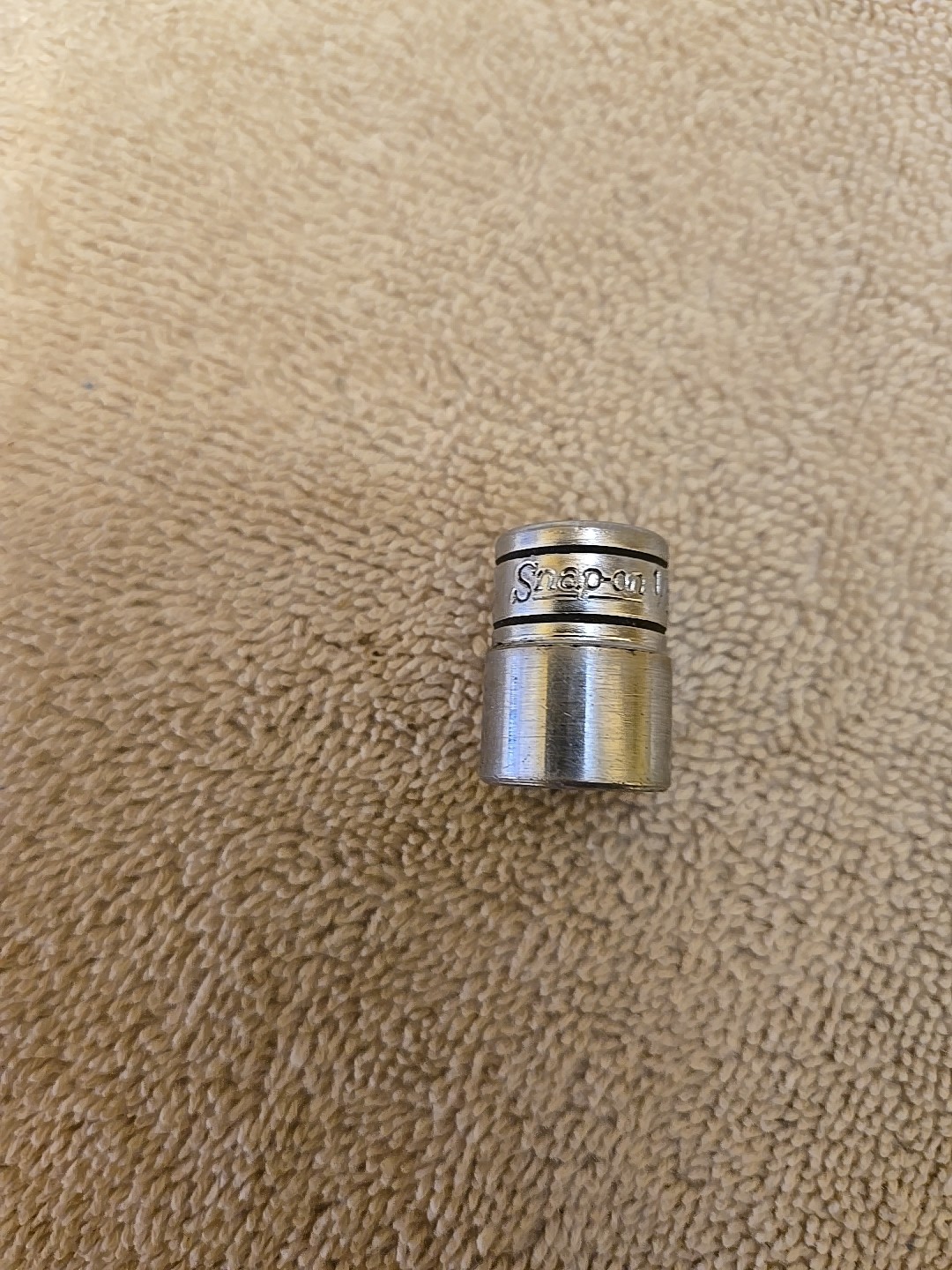Snap-On Tools 3/8″ Drive 12pt 1/2″ SAE Shallow Chrome Socket F161 USA