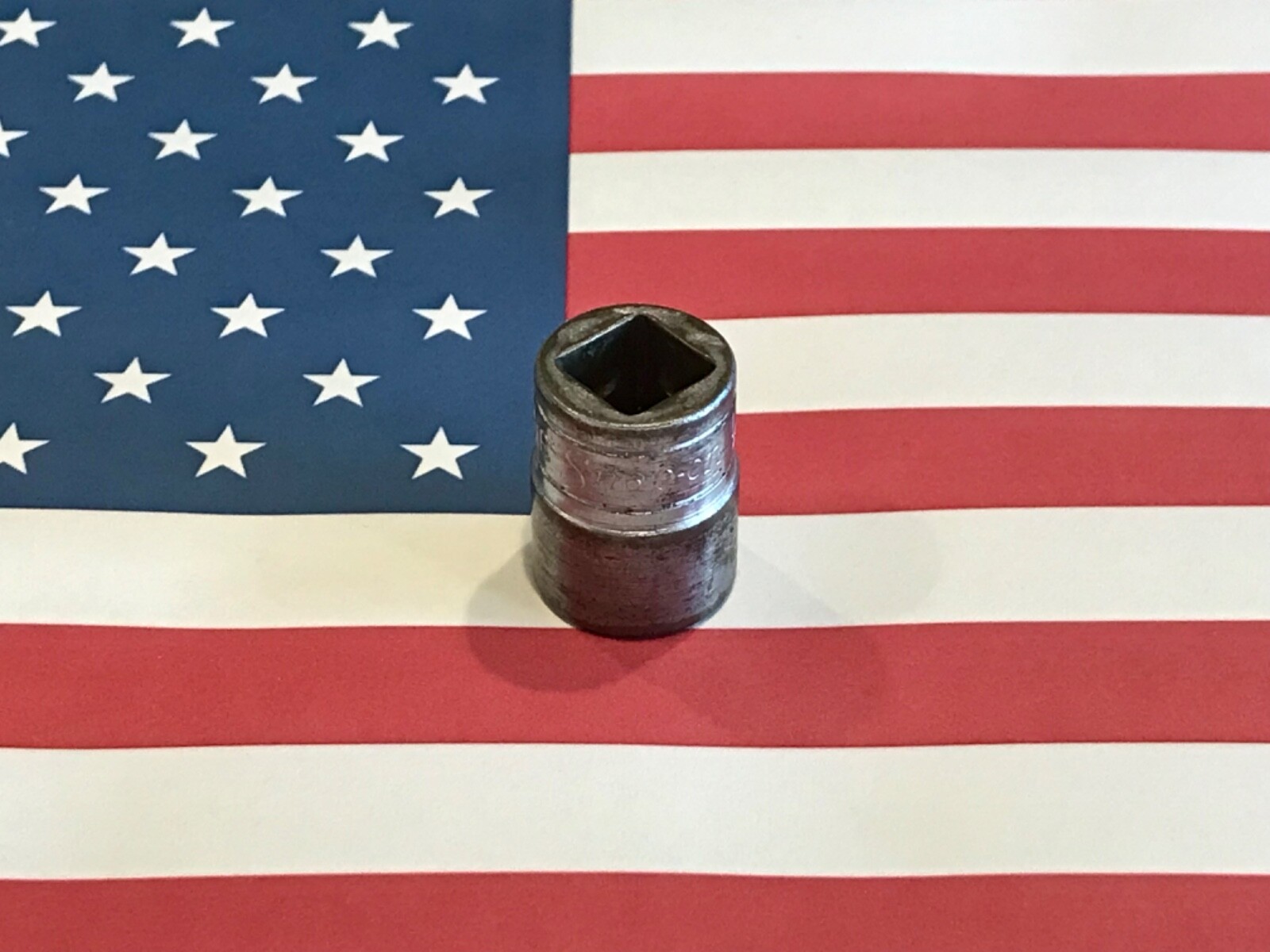 1956 Vintage Snap-on 1/2” Shallow Socket, 12 Point, 3/8″ Drive, F 161 USA 🇺🇸