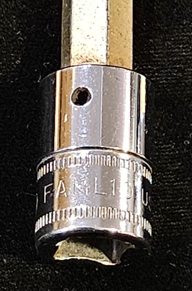 Snap-On FAML4E-FAML10E 4-10mm 6 Piece 3/8″ Drive Metric Long Hex Socket USA