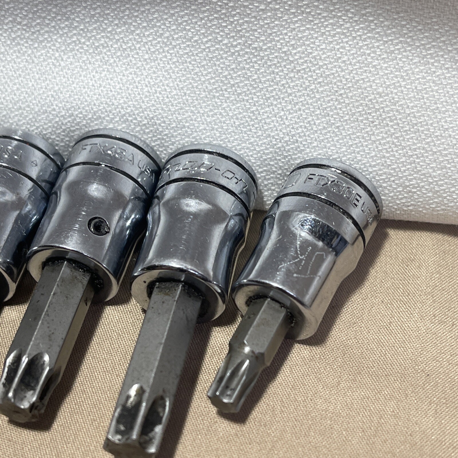 Snap-on Tools USA 3/8″ Drive Torx Sockets LOT/8 Set
