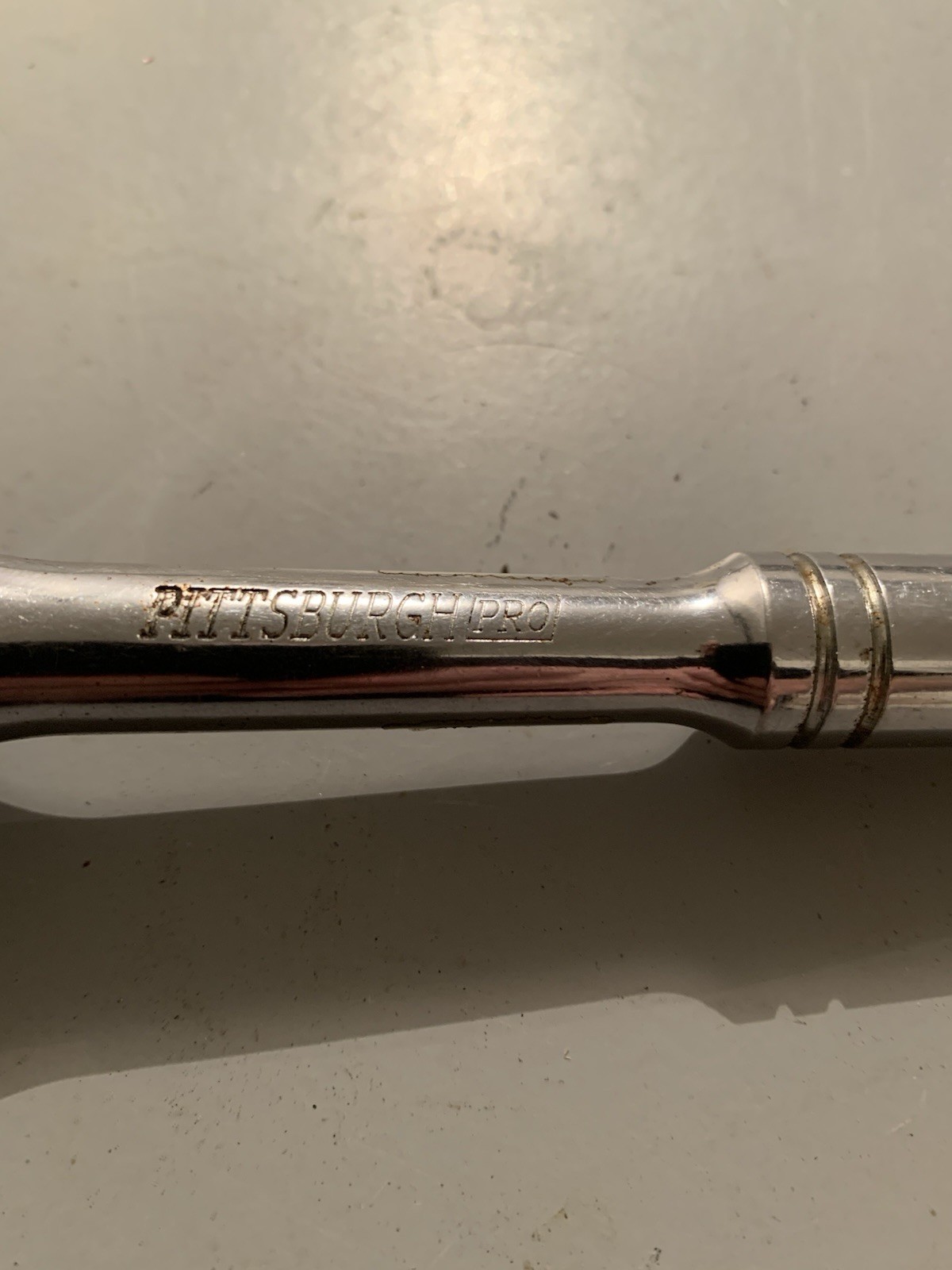 Pittsburgh Pro Vintage 3/8 Quick Release Ratchet USA Made Used Good Condition