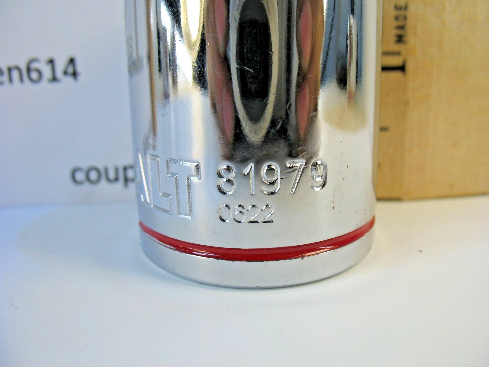 Kobalt 81979-0622, 1/2″ Drive 8-Point 13/16″ Shallow Socket SAE – Brand New