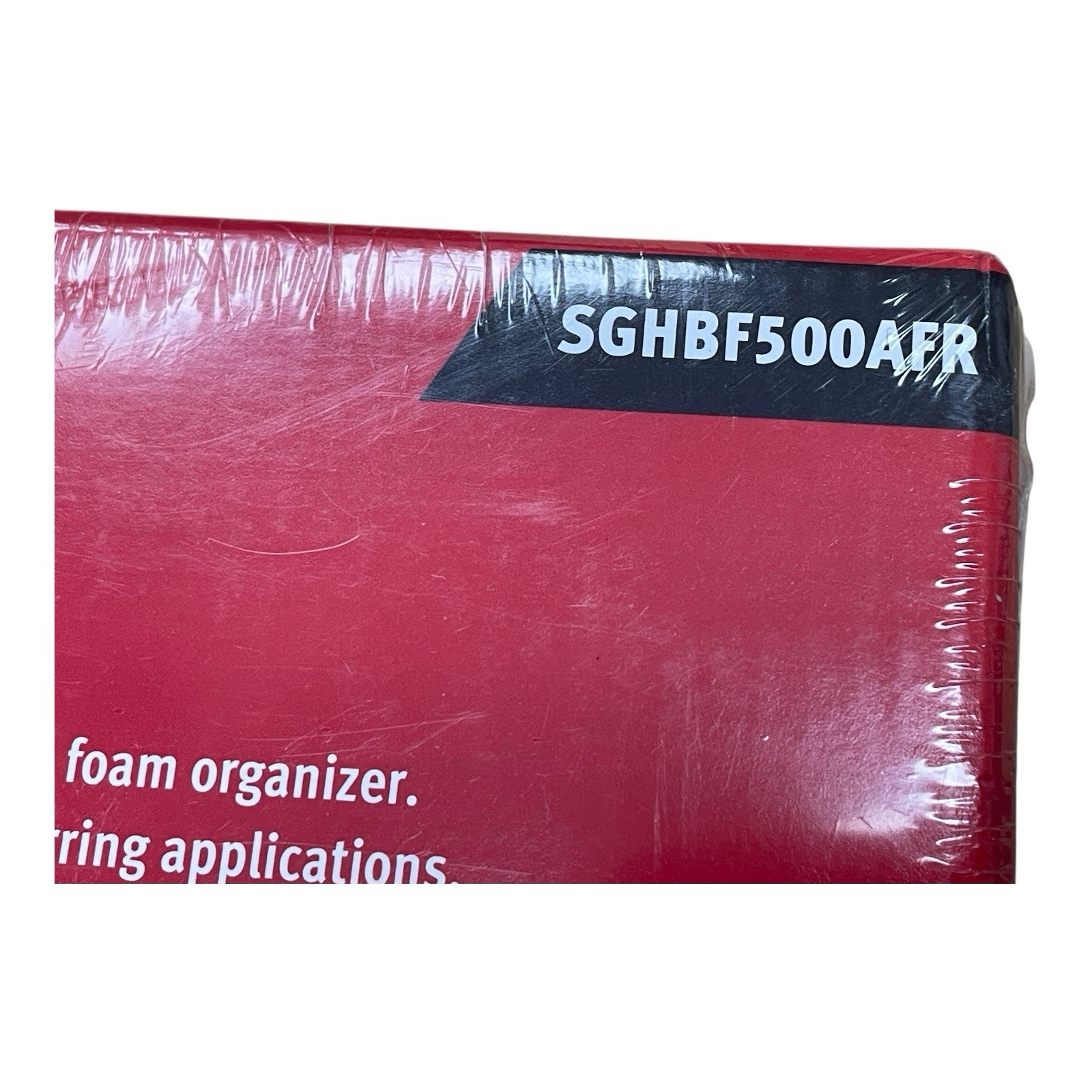 Snap on Tools Red Soft Grip Handle 4 Piece Mixed File Foam Set SGHBF500AFR