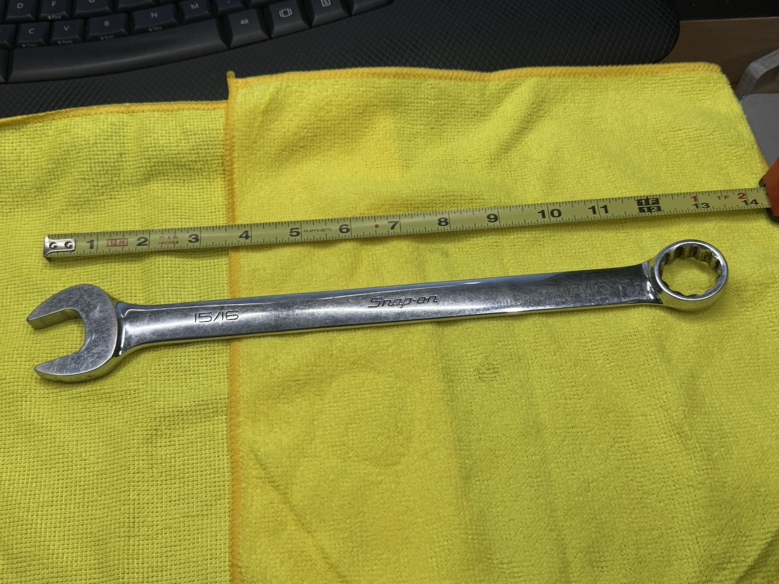 SNAP ON TOOLS NO. OEX30B SAE 15/16″ FLANK DRIVE 12-PT COMBINATION WRENCH