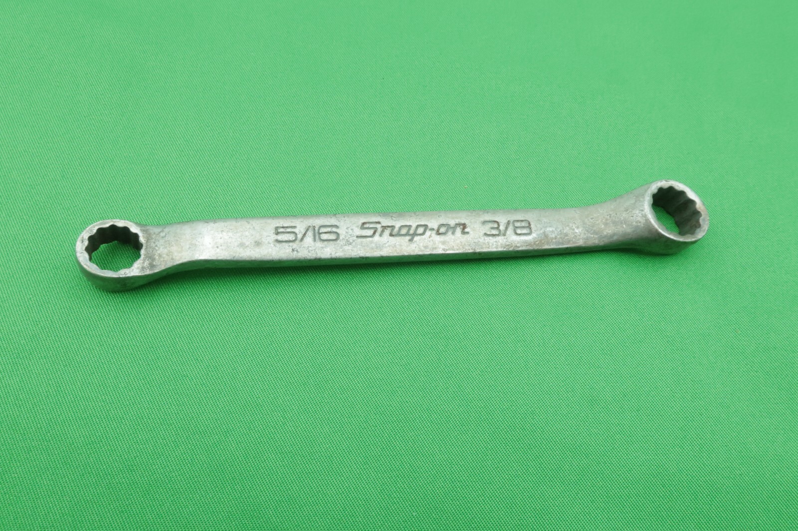 Snap On XS1012A Short Offset Box Wrench 12 Point SAE 5/16 & 3/8 Unfinished