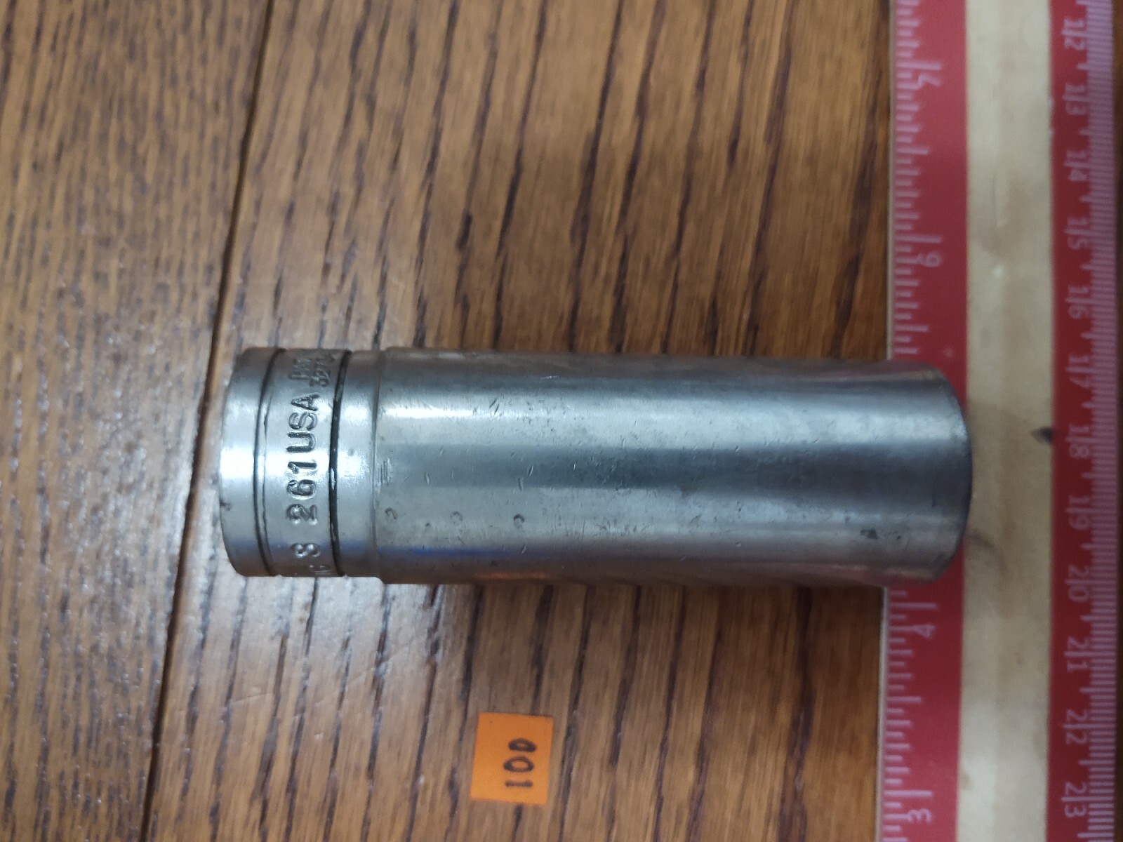 Snap On 13/16″ X 1/2″ Deep Well Socket 12 Point Ratchet Tool S261 USA Chrome