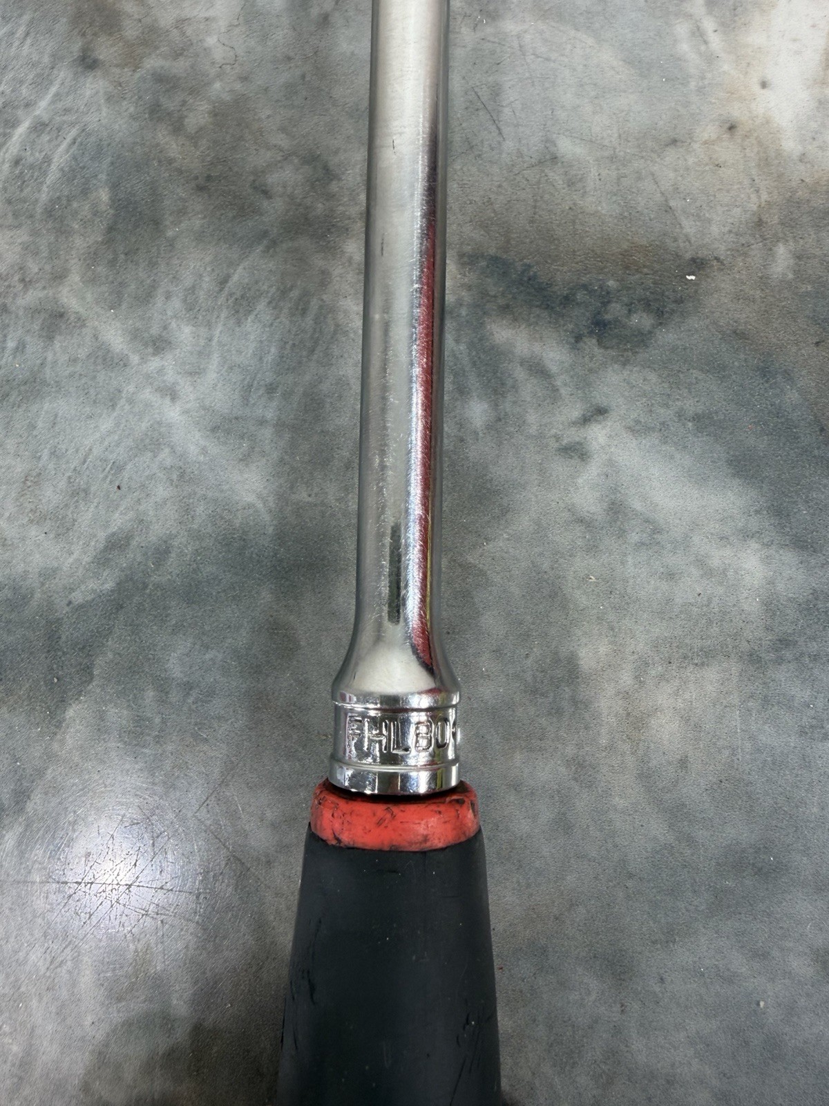 Snap-On FHL80 3/8″ Soft-Grip Long-Handle Ratchet – Red