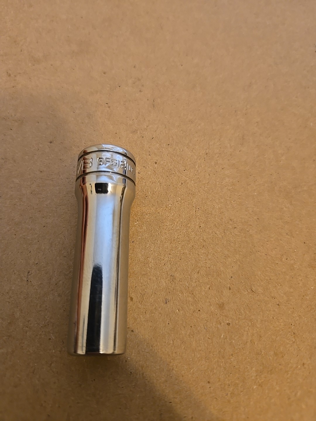 Snap On 3/8″ Drive 3/8″ 6PT SAE Deep Chrome Socket SFS121