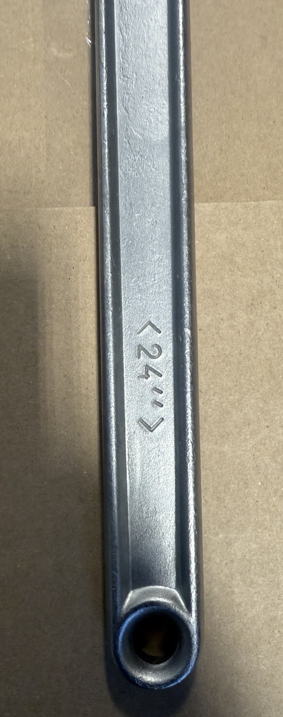 Ridgid 24” Adjustable Wrench Model 714 86932 NEW