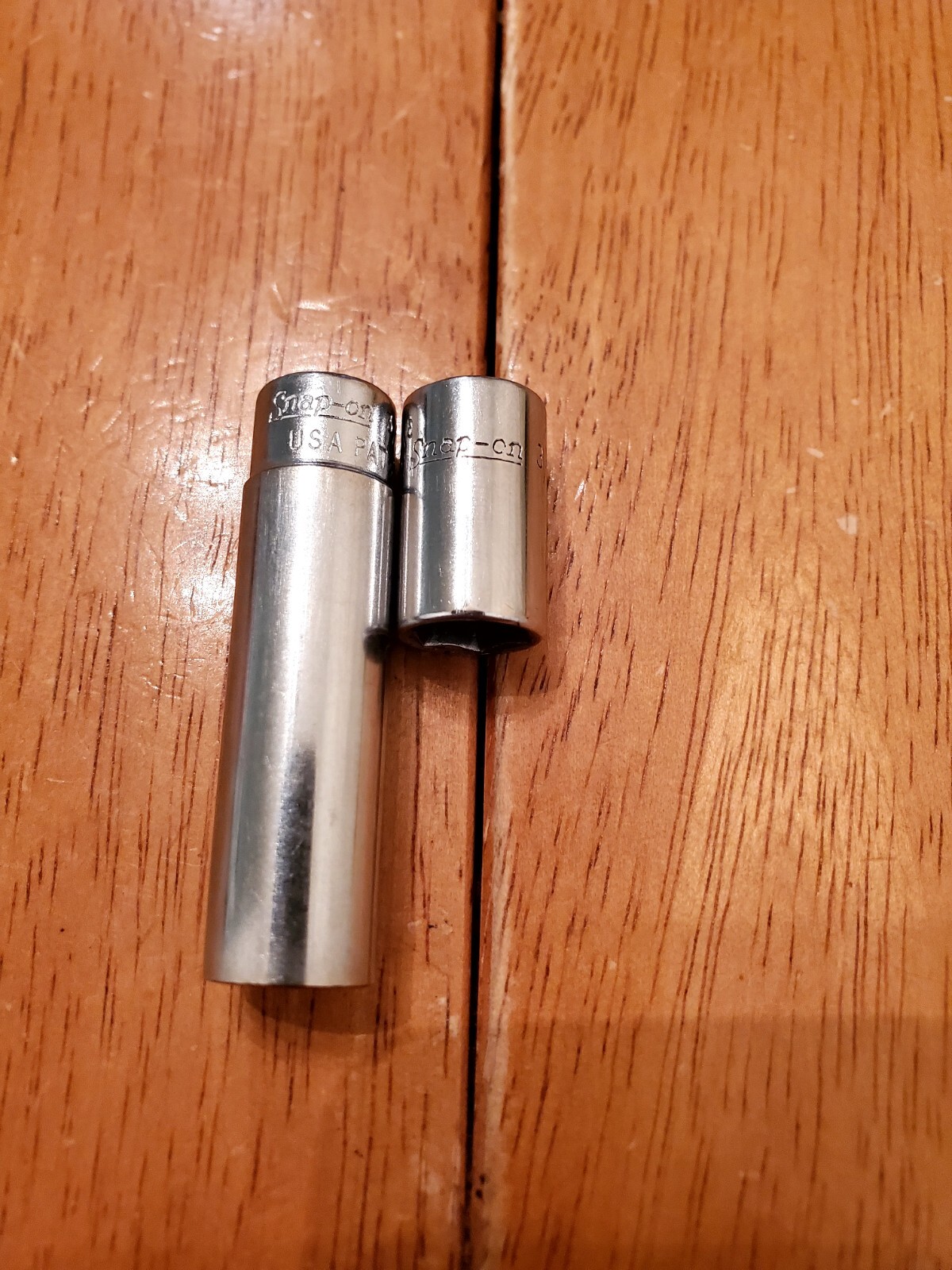 Snap On 1/4 Drive 3/8 6PT Shallow Deep Sockets Lot Of 2