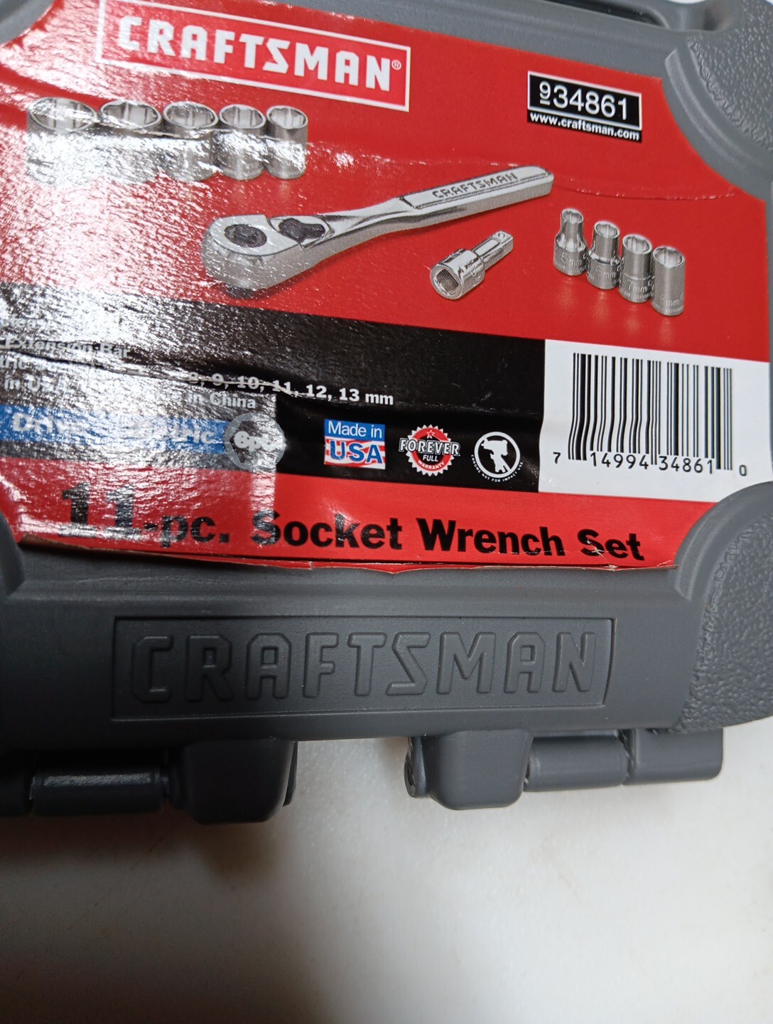 craftsman tool set usa 34861 Metric 1/4 Socket Set