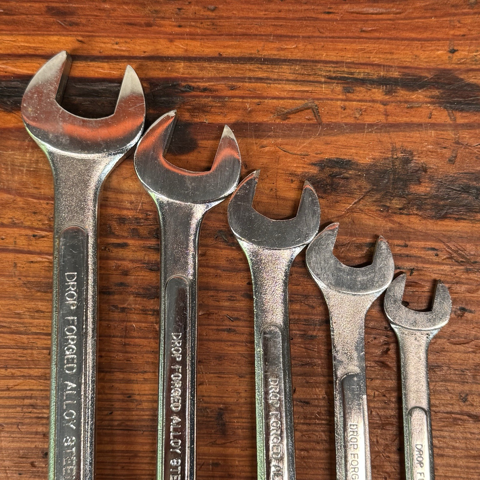 (5) Allenite FLEX WRENCH SOCKET SET SAE 12 PT Japan 3/8 1/2 9/16 5/8 3/4 Lot