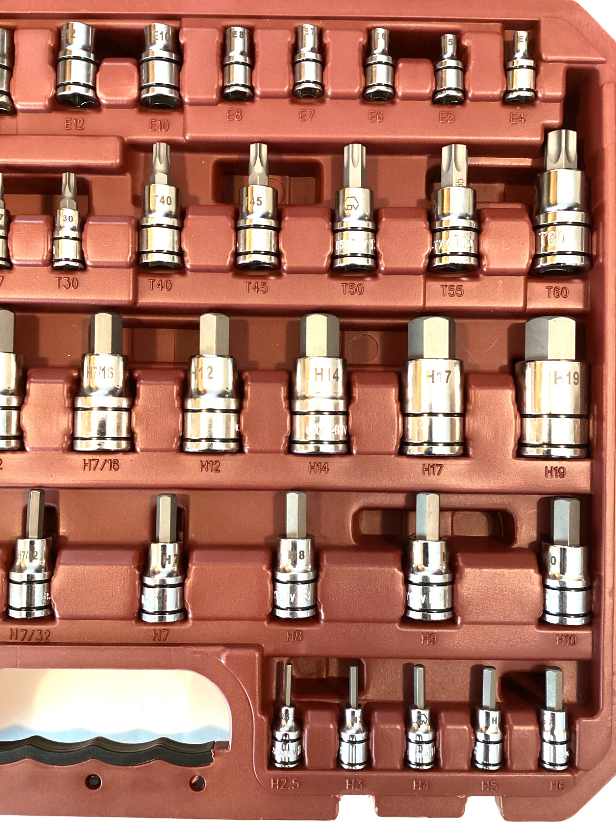 Matco SBS75VA NEW 75 Piece Master Torx And Hex Socket Set Snap Latch Case SEALED