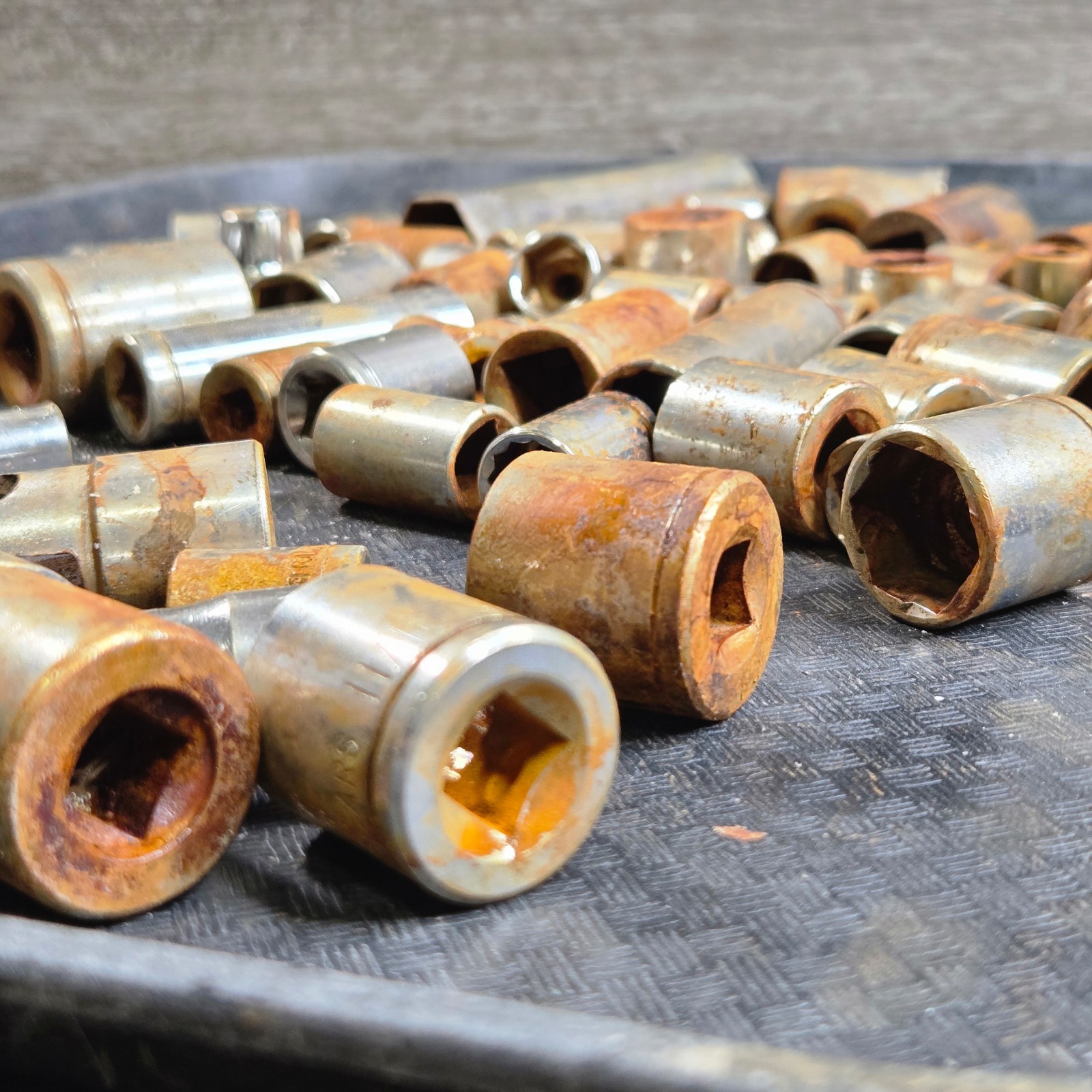 Bulk Socket Lot, 5+ lbs, Assorted Sizes, Taiwan Made, Mixed SAE & Metric Huge