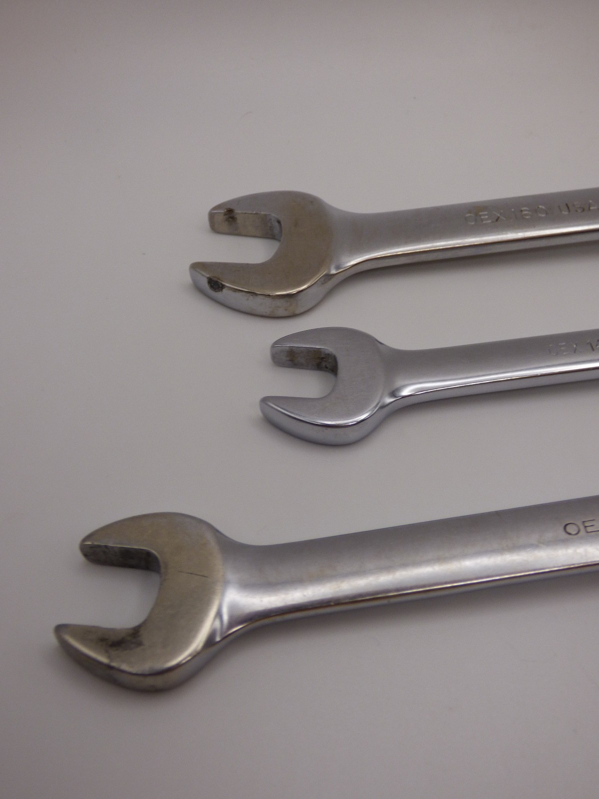 Snap-on – Vintage Combination Wrenches – Lot of 3 – OEX-16 / OEX 140 / OEX 180
