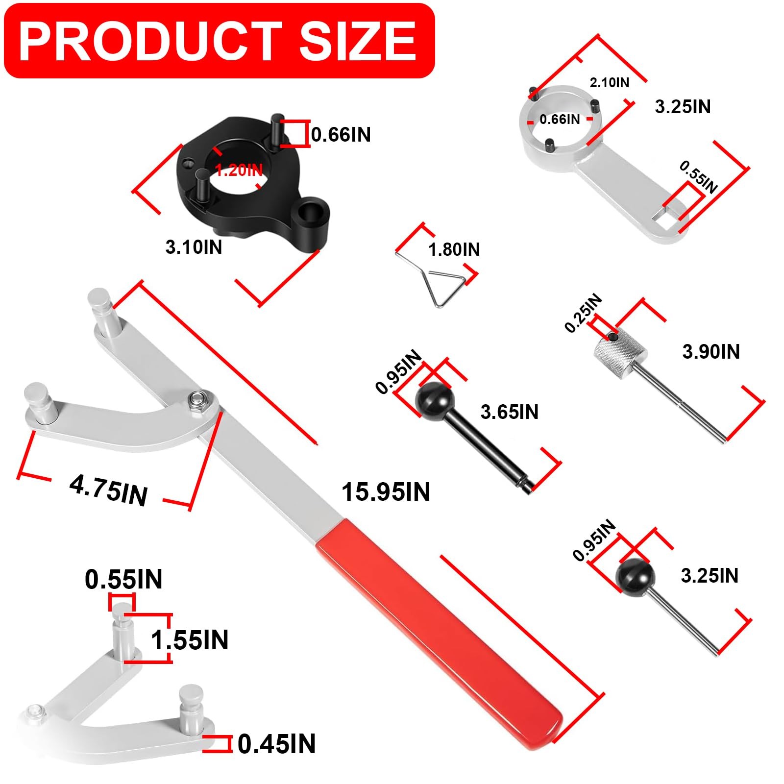 3830 Camshaft Timing Belt Tools Kit for 2015+ Volkswagen TDi EA288 Diesel Engine